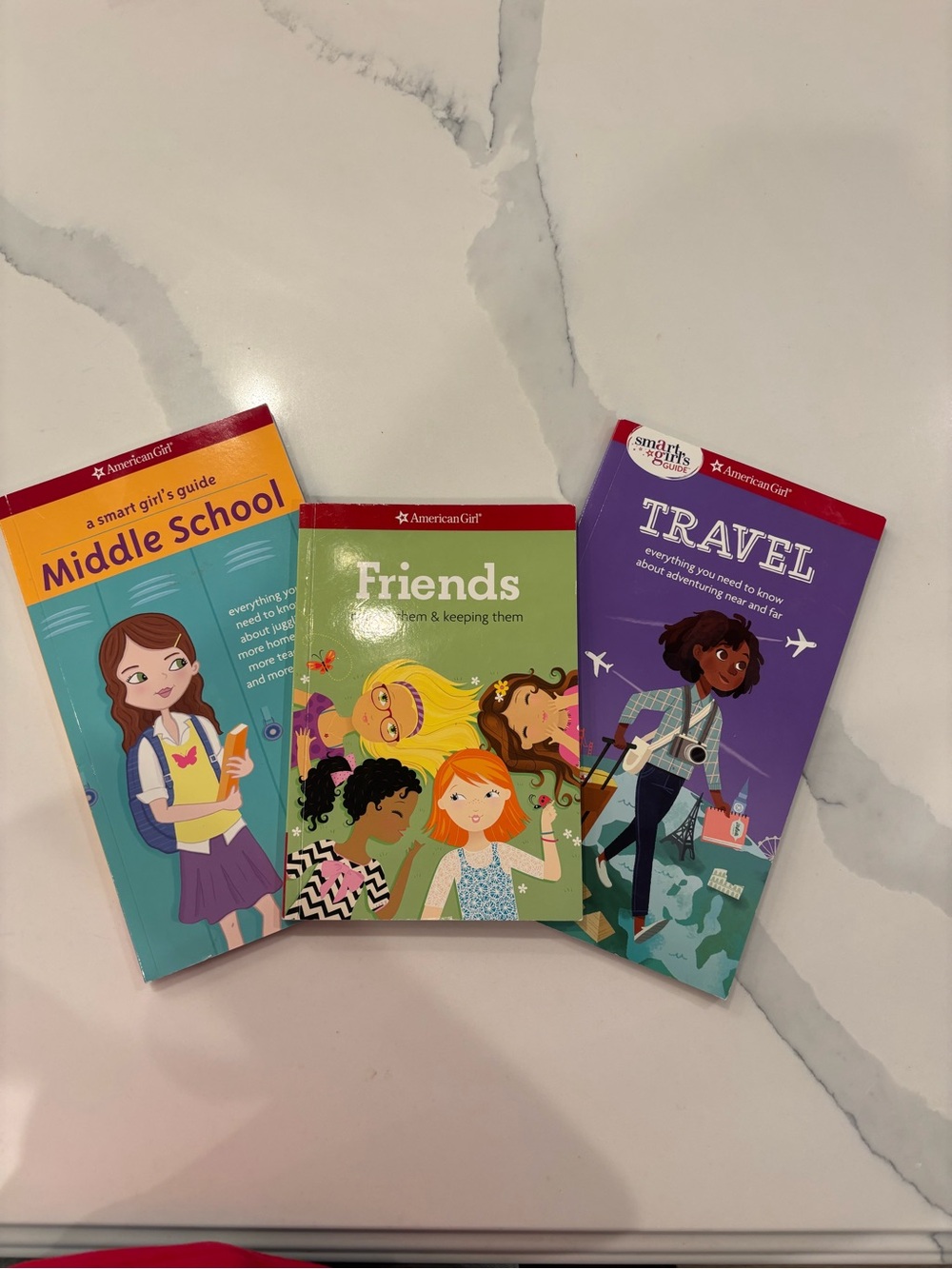 American Girl Mini Book Set - Teal, Yellow, Purple Covers